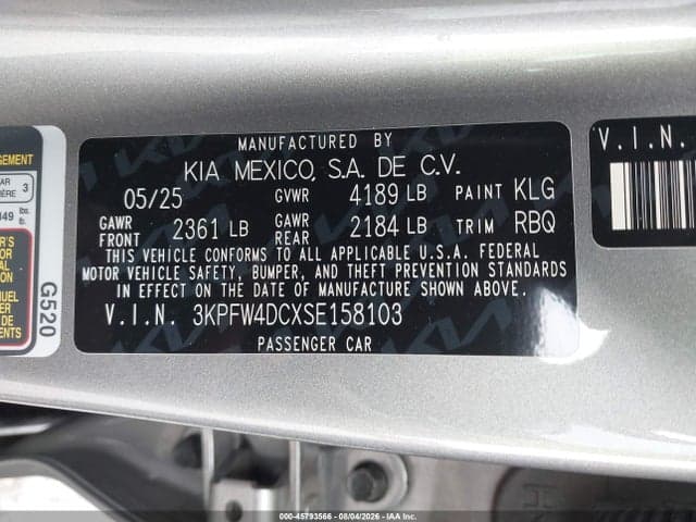 2025 KIA K4 GT-LINE TURBO 9