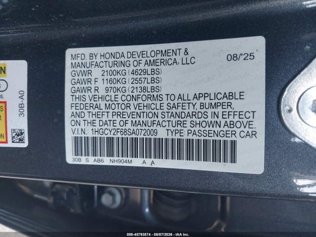 2025 HONDA ACCORD HYBRID EX-L 9