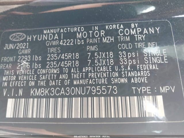 2022 HYUNDAI KONA N LINE 9