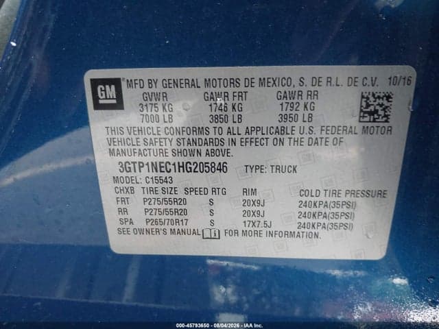 2017 GMC SIERRA 1500 SLT 9