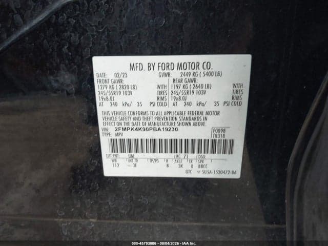 2023 FORD EDGE TITANIUM 9