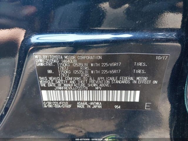 2018 TOYOTA RAV4 XLE 9