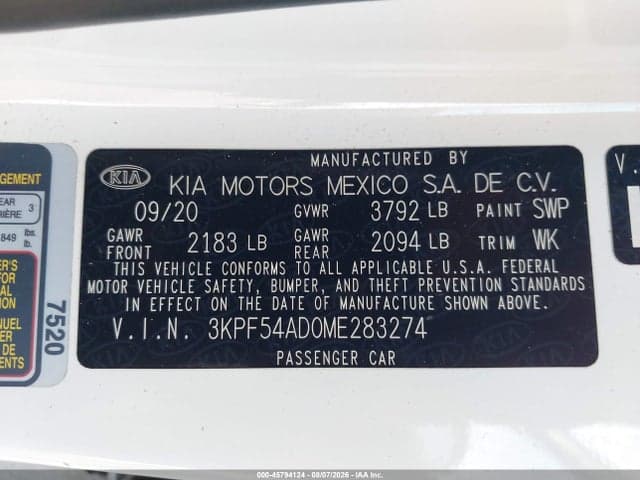 2021 KIA FORTE EX 9