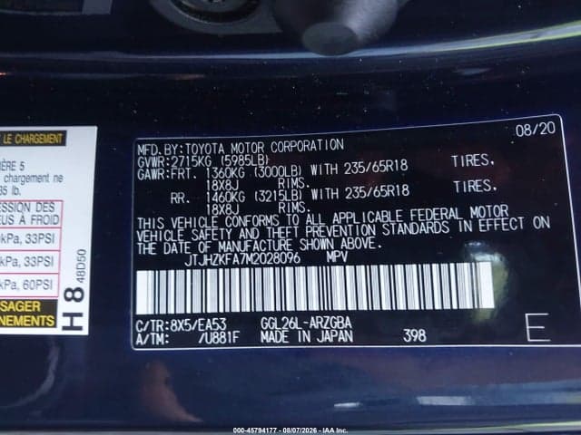 2021 LEXUS RX 350L 9