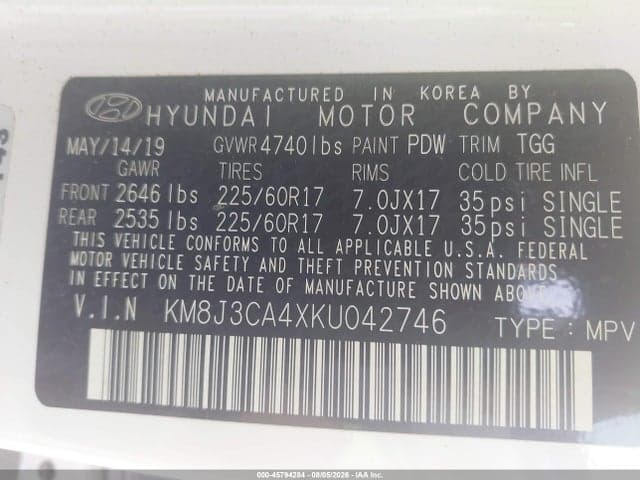 2019 HYUNDAI TUCSON VALUE 9