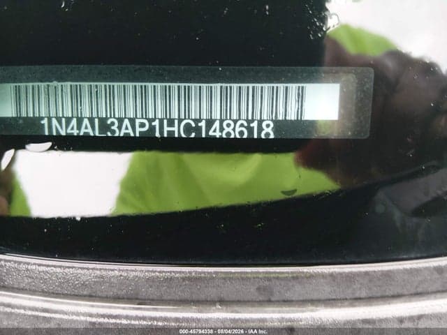 2017 NISSAN ALTIMA 2.5 SV 9