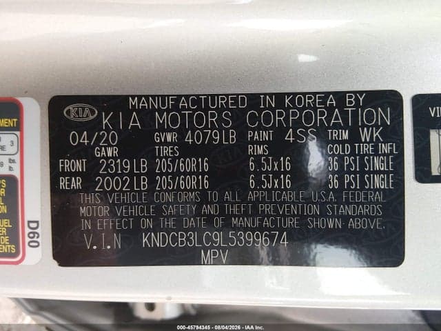 2020 KIA NIRO LX 9