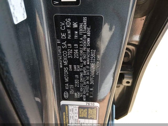 2019 KIA FORTE LXS 9