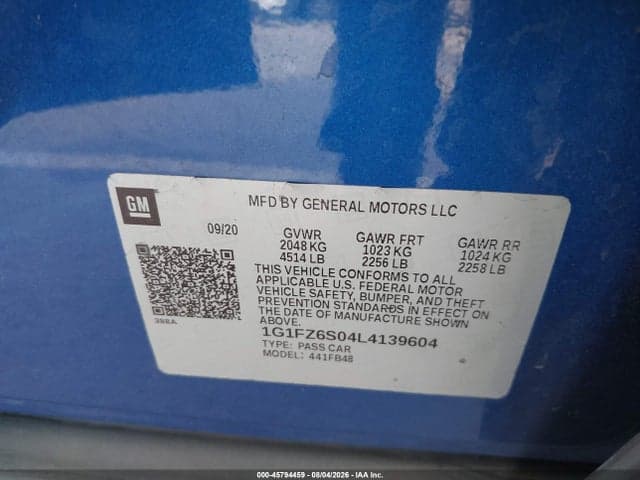 2020 CHEVROLET BOLT EV FWD PREMIER 9