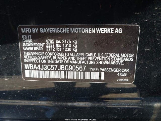 2018 BMW 430I GRAN COUPE XDRIVE 9