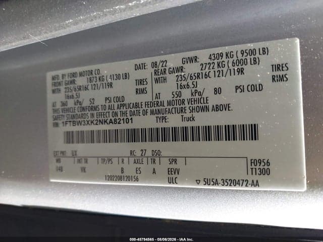 2022 FORD E-TRANSIT-350 CARGO VAN 9