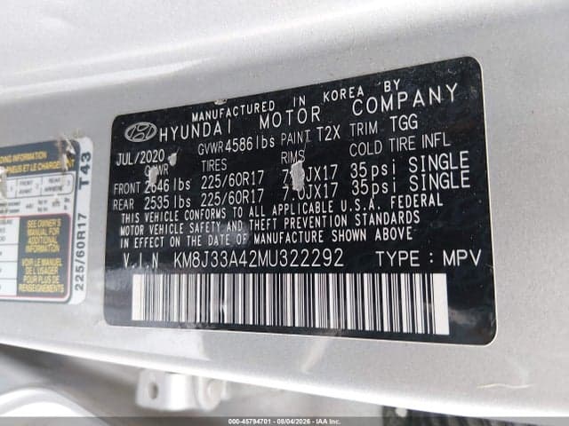 2021 HYUNDAI TUCSON VALUE 9