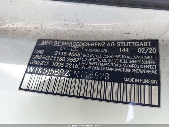 2020 MERCEDES-BENZ AMG CLA 35 4MATIC 9