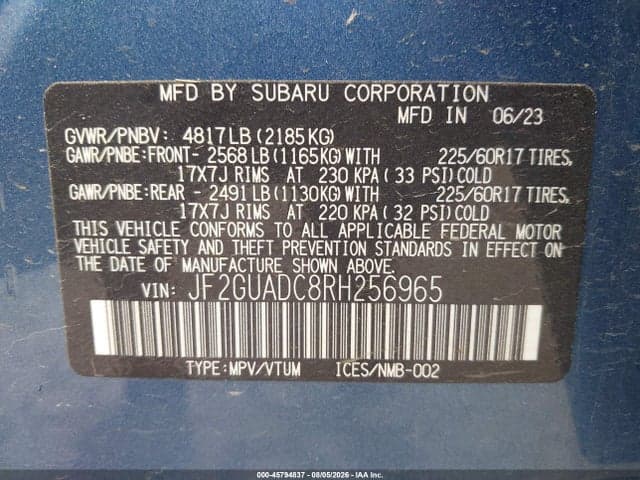 2024 SUBARU CROSSTREK PREMIUM 9