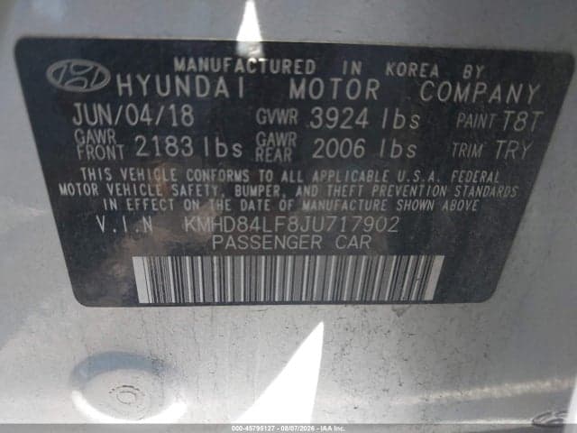 2018 HYUNDAI ELANTRA SEL 9