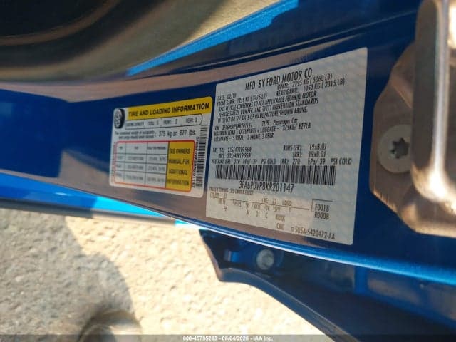 2019 FORD FUSION SPORT 9