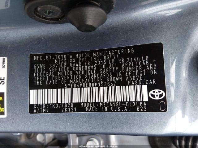 2024 TOYOTA COROLLA LE 9