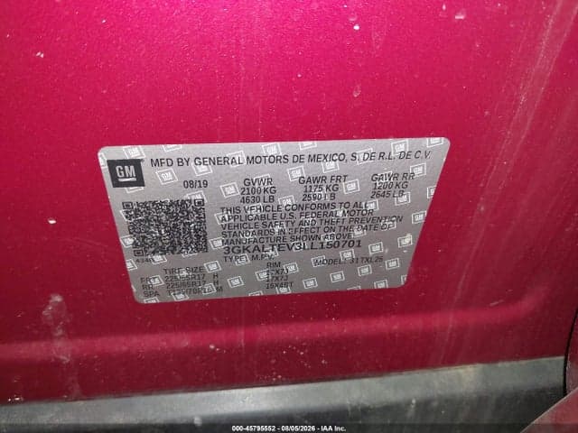 2020 GMC TERRAIN AWD SLE 9