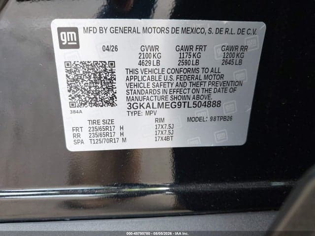 2026 GMC TERRAIN FWD ELEVATION 9