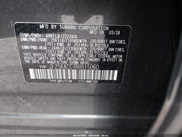 2024 SUBARU FORESTER PREMIUM 9