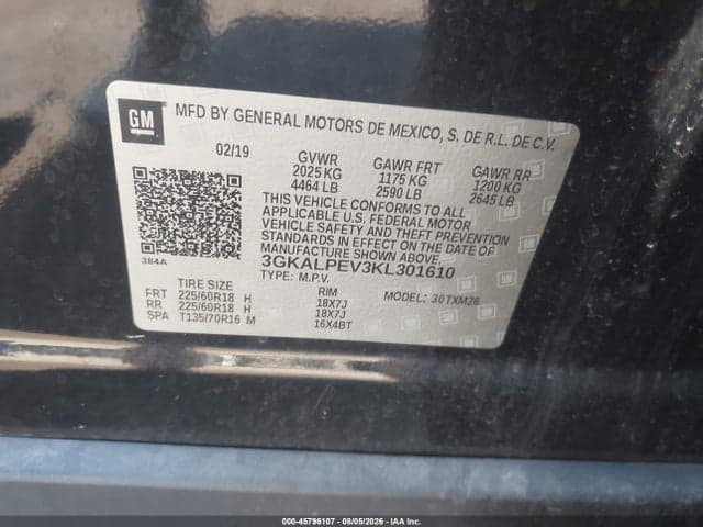 2019 GMC TERRAIN SLT 9