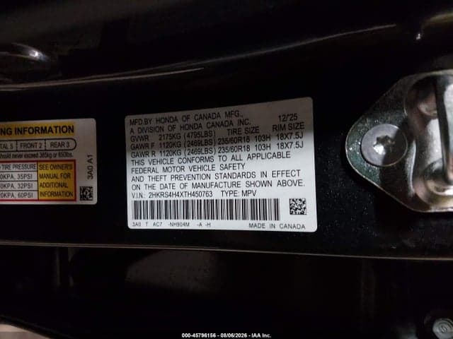 2026 HONDA CR-V EX AWD 9