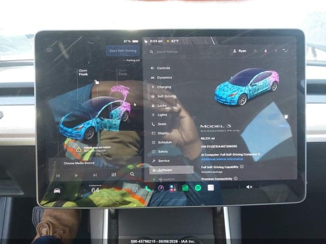 2019 TESLA MODEL 3 LONG RANGE/MID RANGE/STANDARD RANGE/STANDARD RANGE PLUS 17