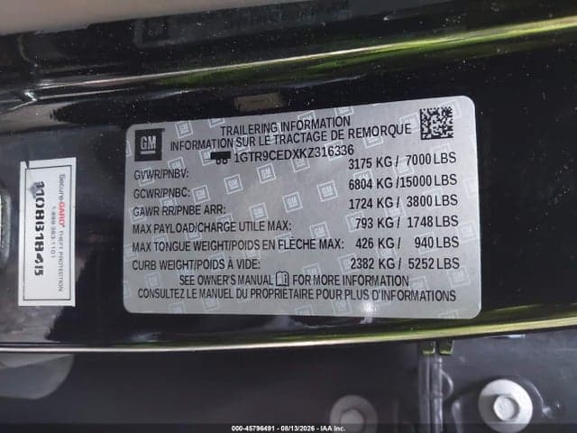 2019 GMC SIERRA 1500 ELEVATION 9