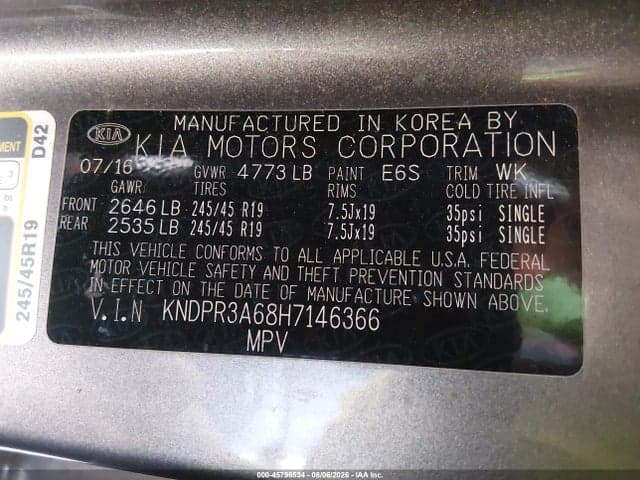2017 KIA SPORTAGE SX TURBO 9