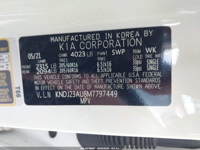 2021 KIA SOUL LX 9