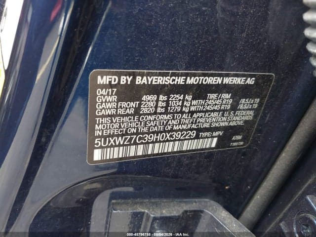 2017 BMW X3 SDRIVE28I 9