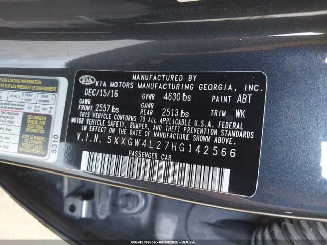 2017 KIA OPTIMA SX TURBO 9