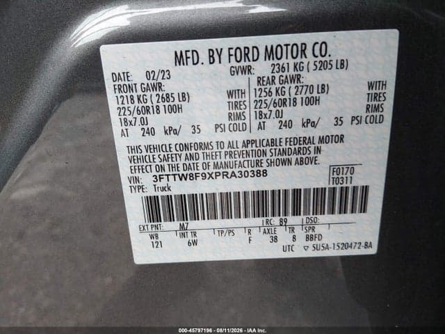 2023 FORD MAVERICK LARIAT 9