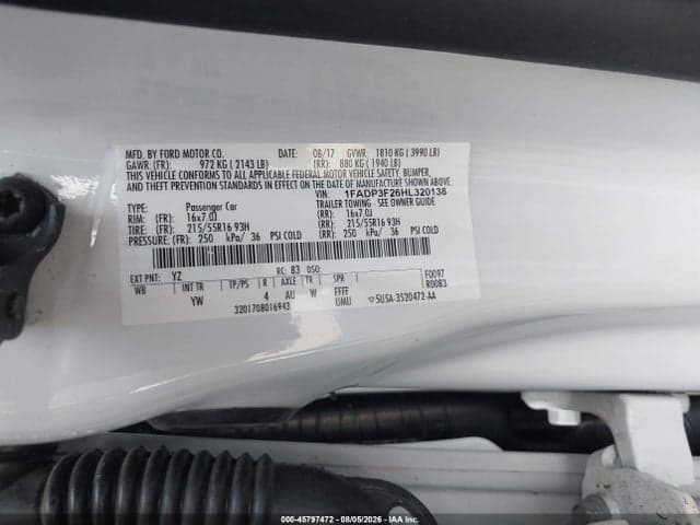 2017 FORD FOCUS SE 9