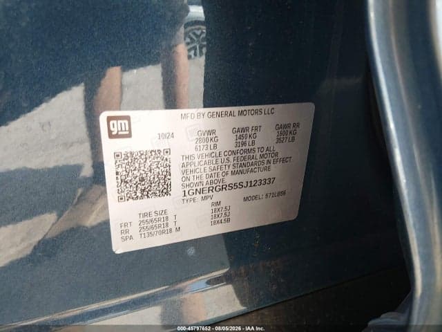 2025 CHEVROLET TRAVERSE FWD LT 9
