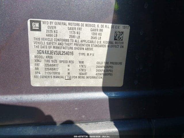 2018 CHEVROLET EQUINOX LT 9