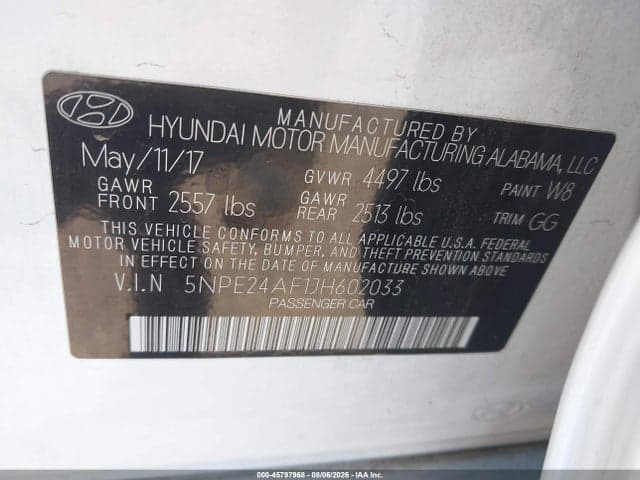 2018 HYUNDAI SONATA SE 9