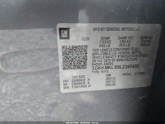 2020 GMC ACADIA FWD SLE 9