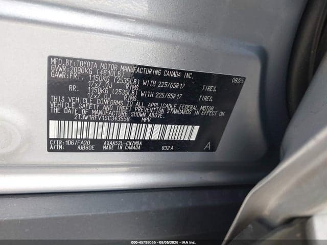 2025 TOYOTA RAV4 XLE 9