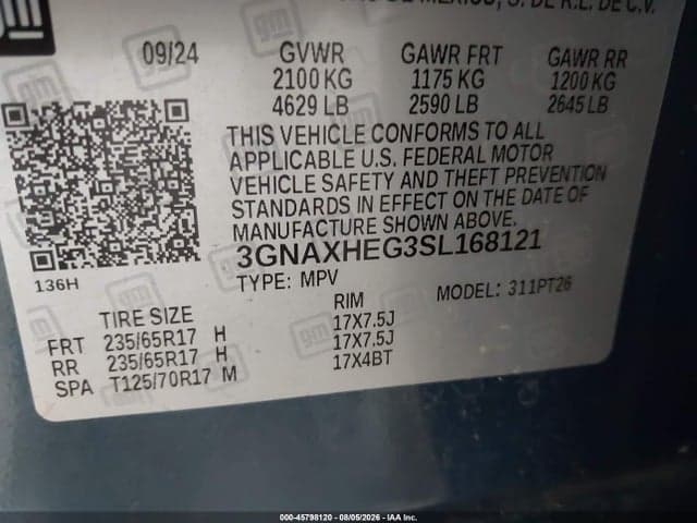 2025 CHEVROLET EQUINOX FWD LT 9