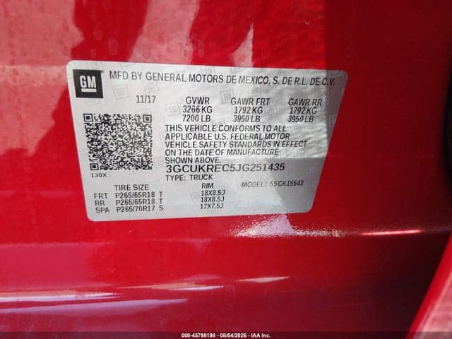 2018 CHEVROLET SILVERADO 1500 1LT 9