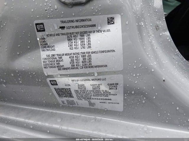 2025 GMC SIERRA 1500 4WD STANDARD BOX SLE 9