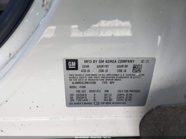 2021 BUICK ENCORE GX FWD SELECT 9