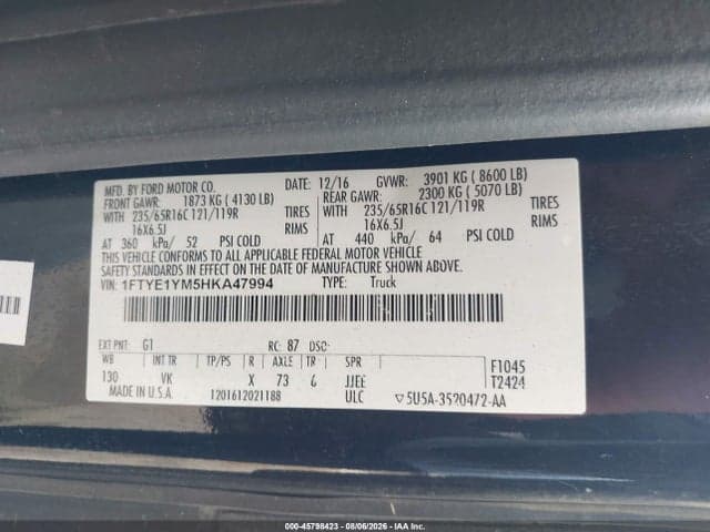 2017 FORD TRANSIT-150 9