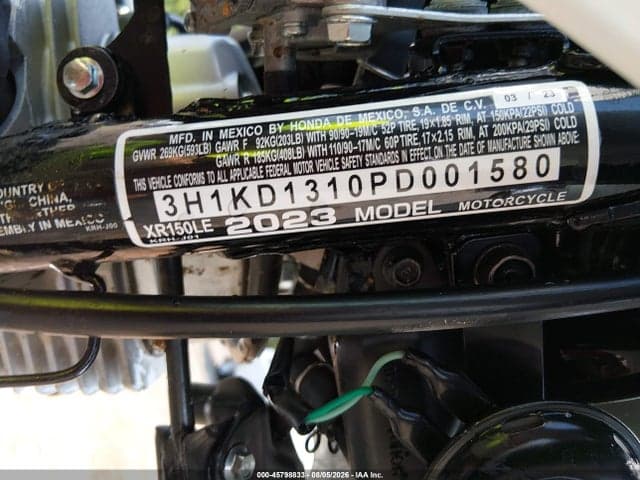 2023 HONDA XR150L E 10