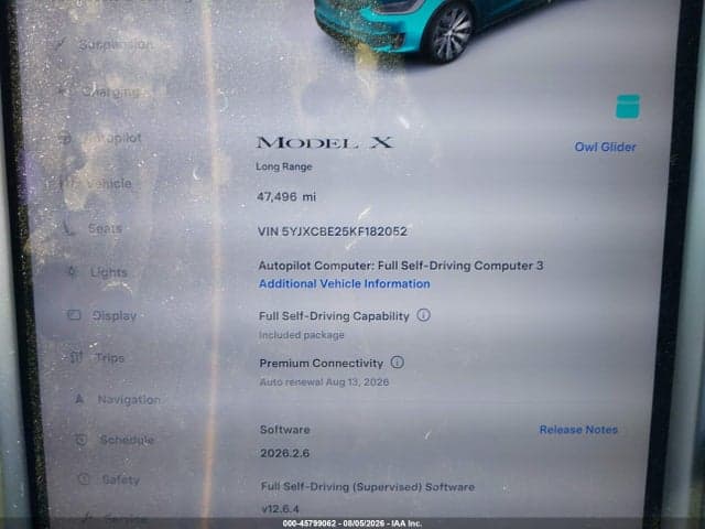2019 TESLA MODEL X 100D/75D/LONG RANGE 7