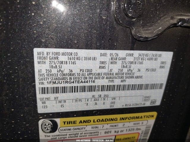 2026 FORD EXPEDITION TREMOR 9