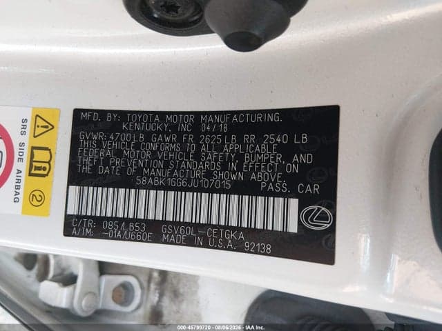 2018 LEXUS ES 350 9