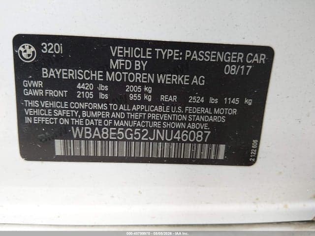 2018 BMW 320I XDRIVE 9