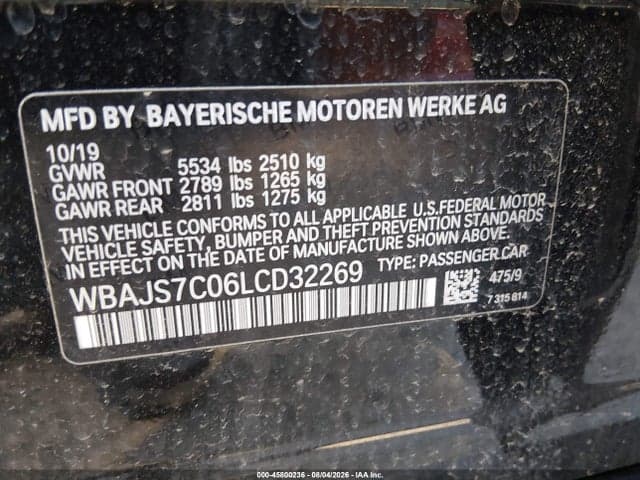 2020 BMW M550I XDRIVE 9